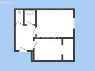1-комн., 62 м², 4/14 этаж