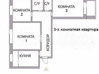 Планировка 3 комнатной квартиры с длинным коридором