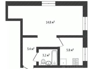 1-комн., 30.5 м², 5/5 этаж