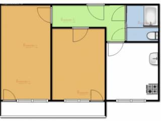 2-комн., 47 м², 5/5 этаж