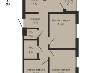 Чешка планировка 4 комнаты