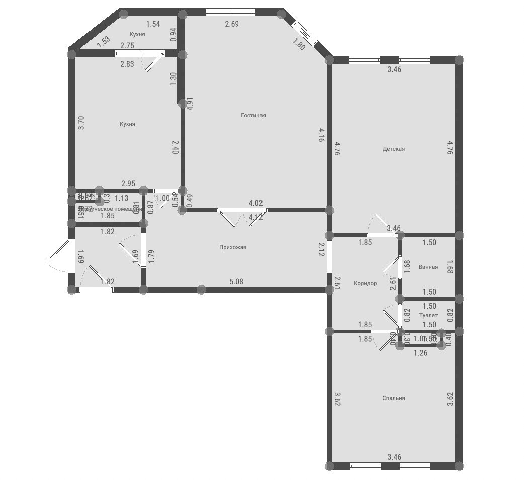 Продажа трехкомнатной квартиры 81.7 м², 5/5 этаж на Петергофском шоссе,  84к9 в Санкт-Петербурге - МИР КВАРТИР, объявление 284352528